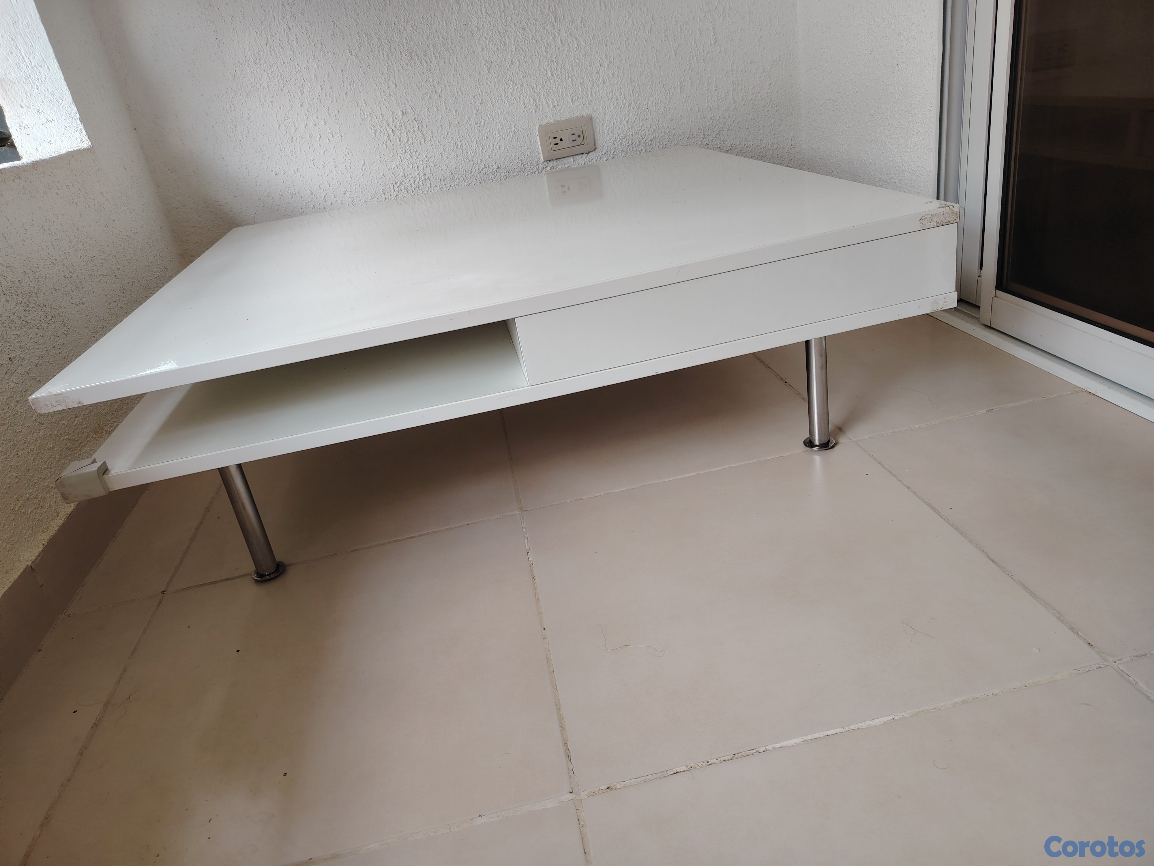 muebles y colchones - Mesa de muebles, 90cm ancho y largo  2