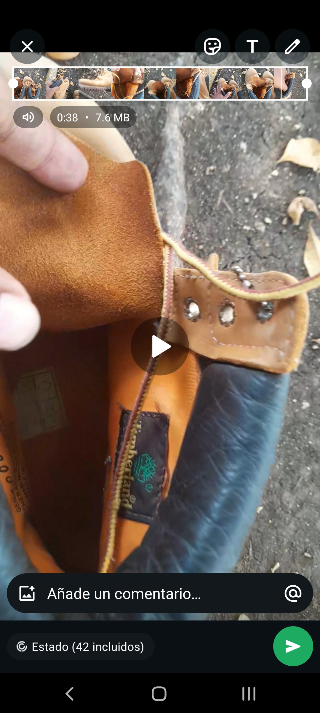 zapatos para hombre - Botas Timberland No 8 y 9