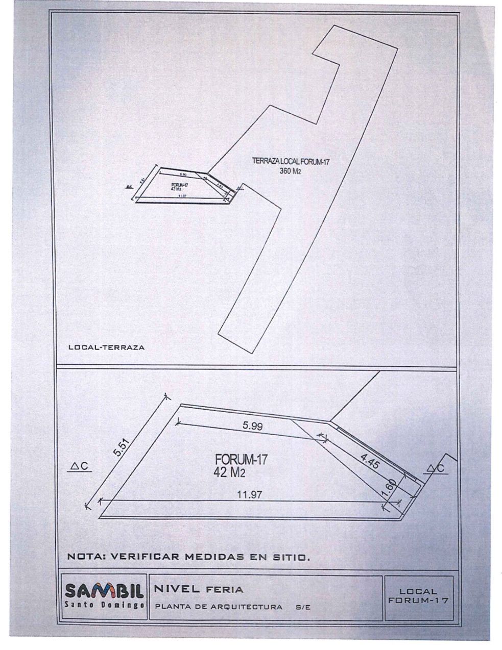 oficinas y locales comerciales - Vendo Sambil local de 42 mts mas 360 mts terraza ideal para Roof Topp 2