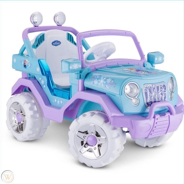 juguetes - Jeep de batería recargable para niñas de 1-4 años con luces y música Nuevos
