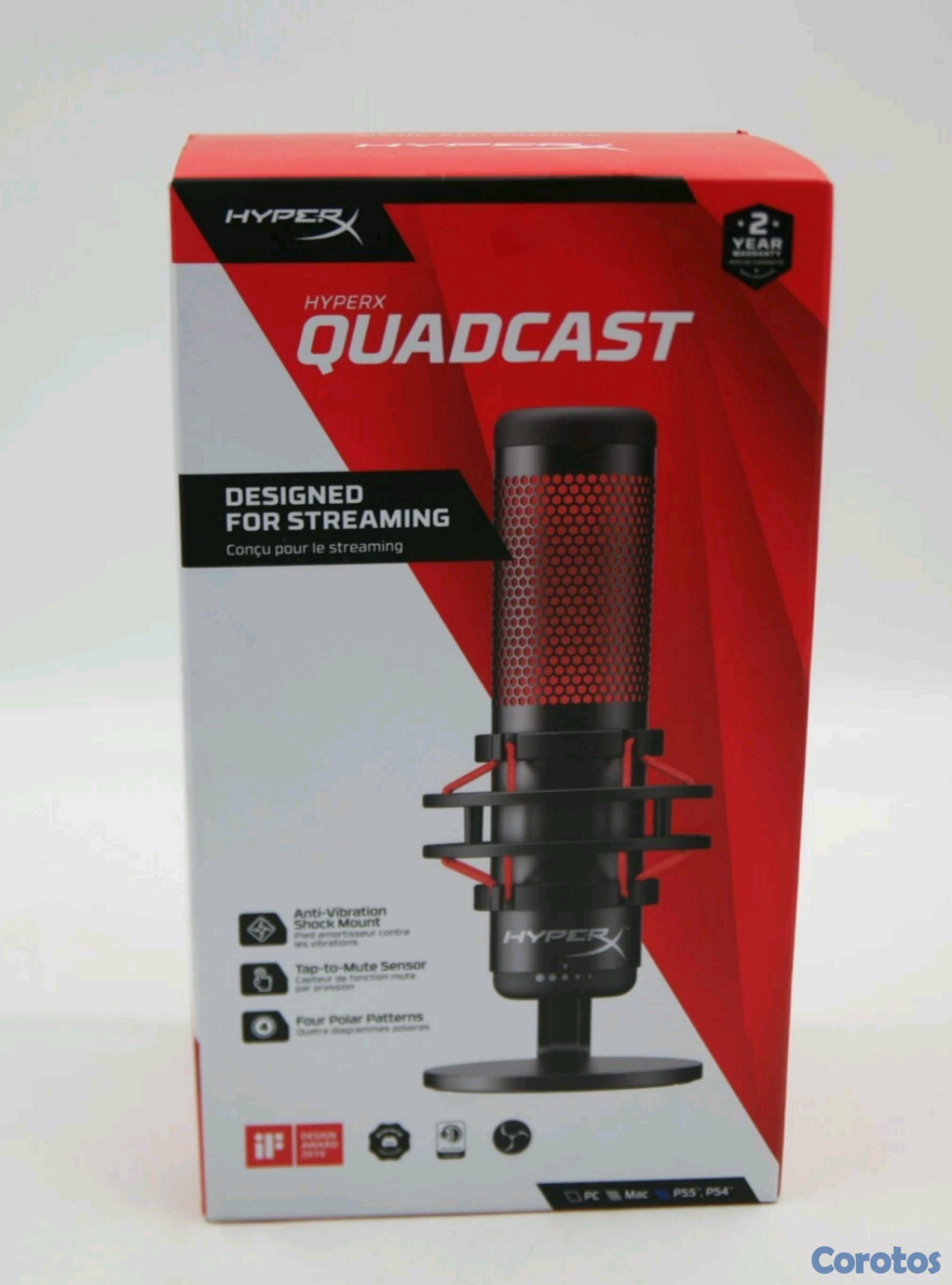 consolas y videojuegos - Microfono HyperX QuadCast 1