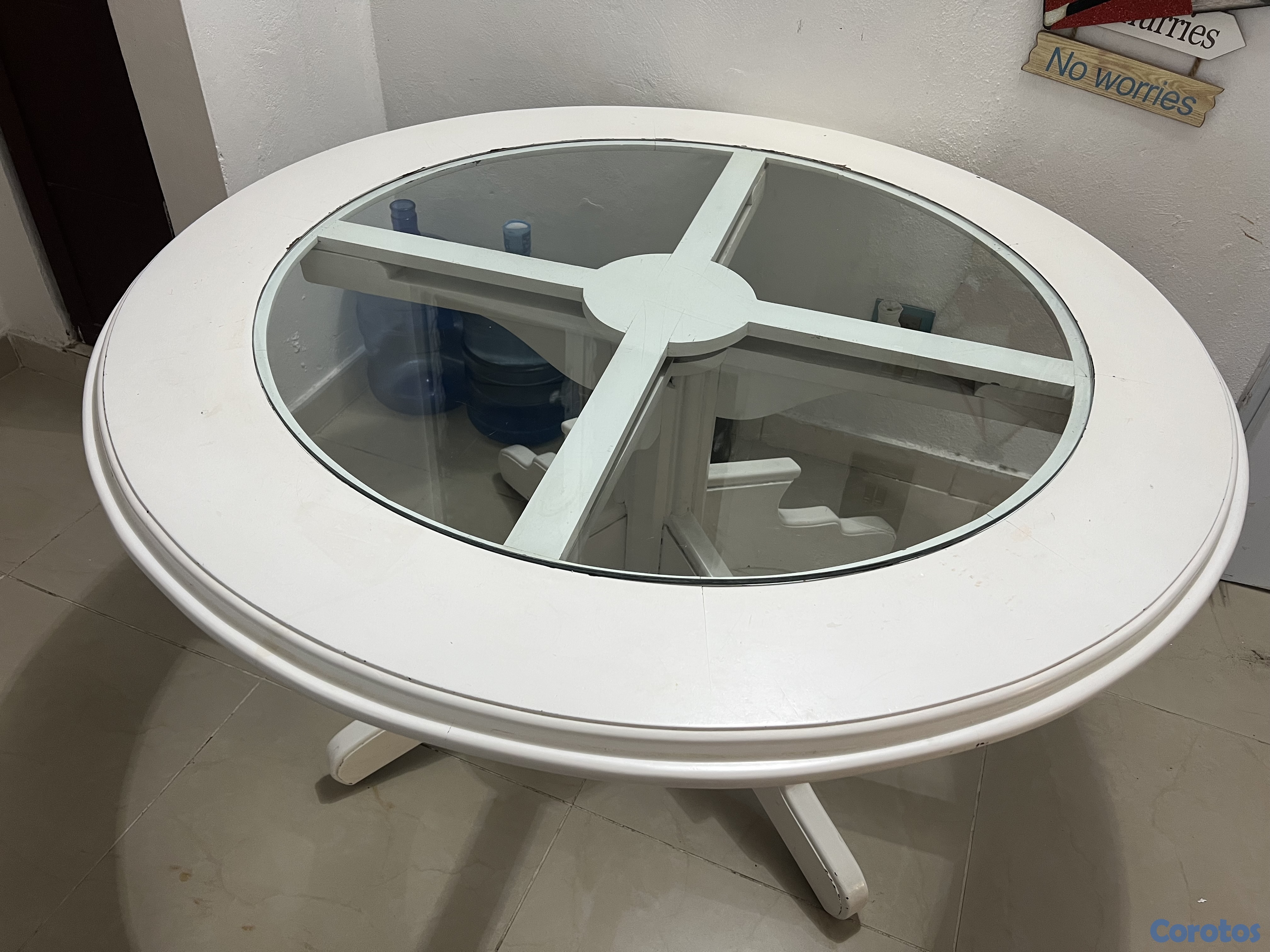 cocina - Mesa de comedor de caoba  1