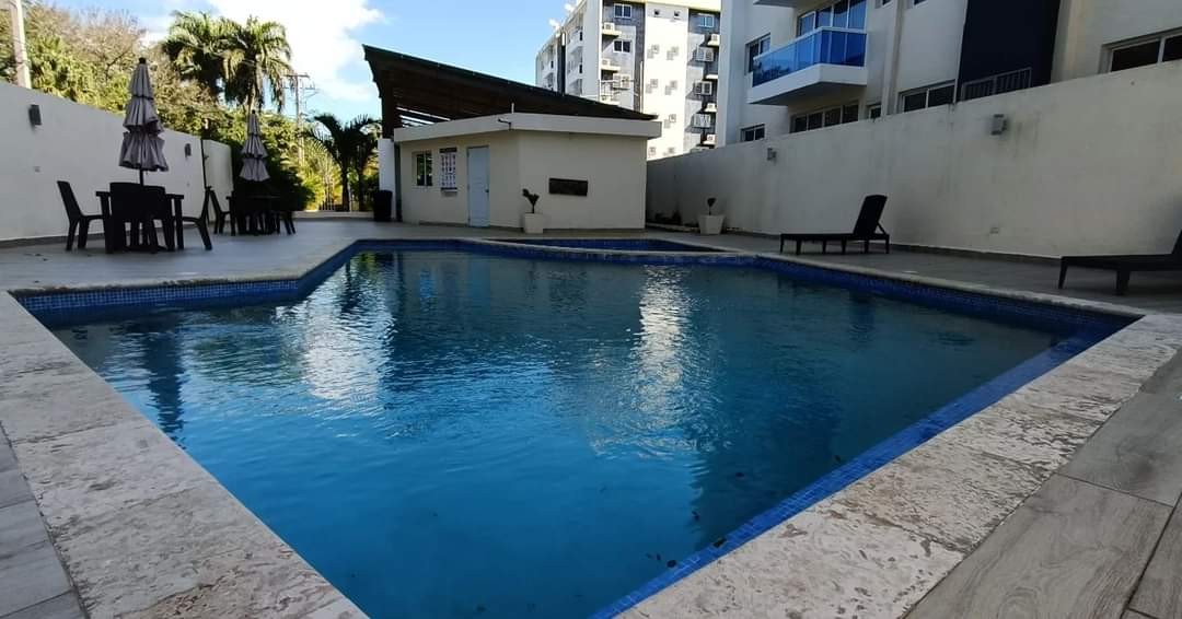 apartamentos - Lujoso apartamento amueblado con piscina en villa Olga  9
