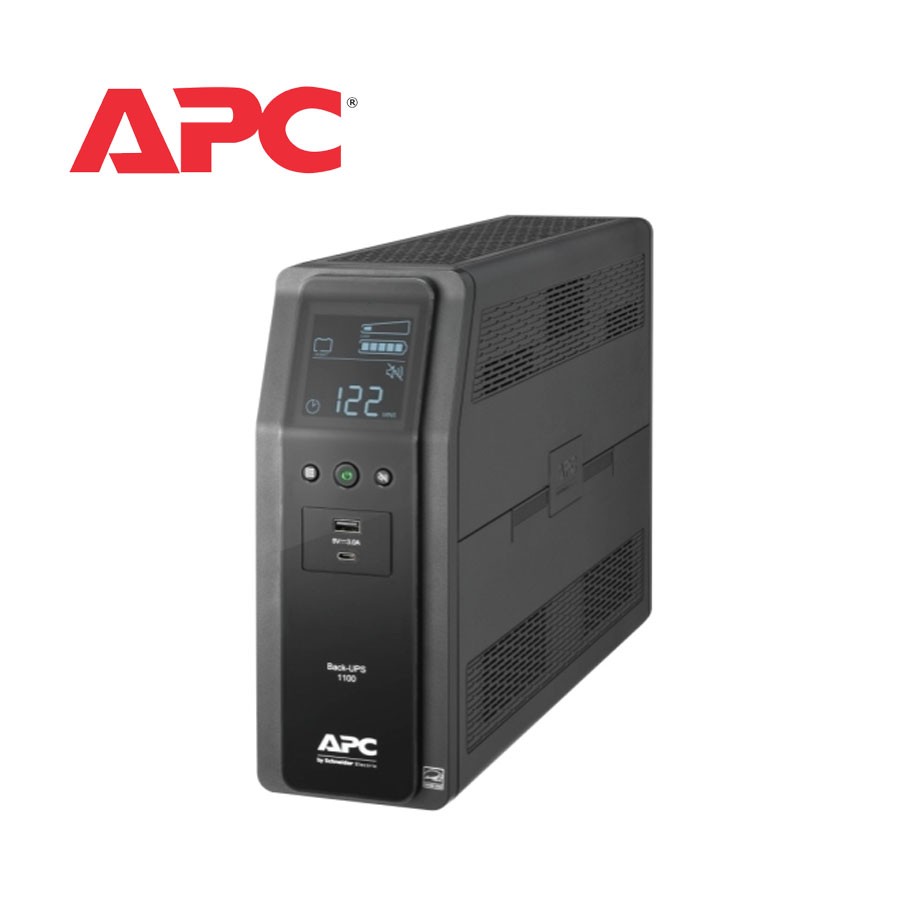 computadoras y laptops - UPS APC BR1100M2-LM BACK-UPS PRO, 1.1KVA (1100 VA), 600 WATTS ,INPUT 120V / OUTP