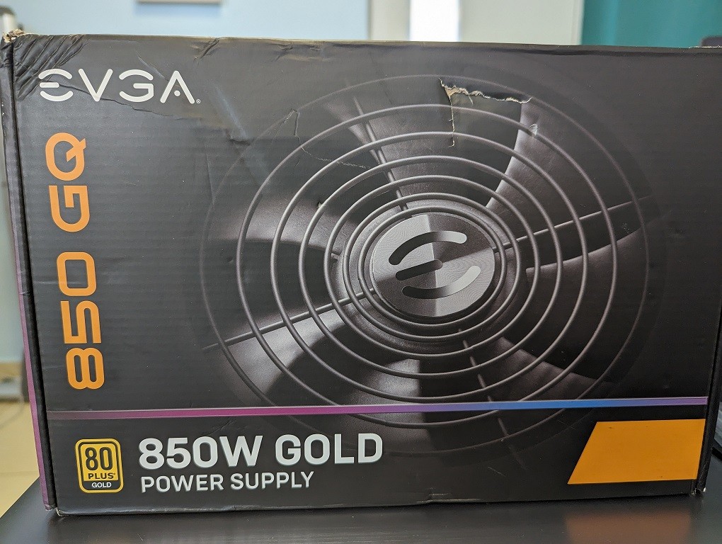 computadoras y laptops - POWER SUPPLY EVGA 850 GQ 80+ GOLD 850W Semi Modular NEW!!!!!!!!!!!!!!!!!