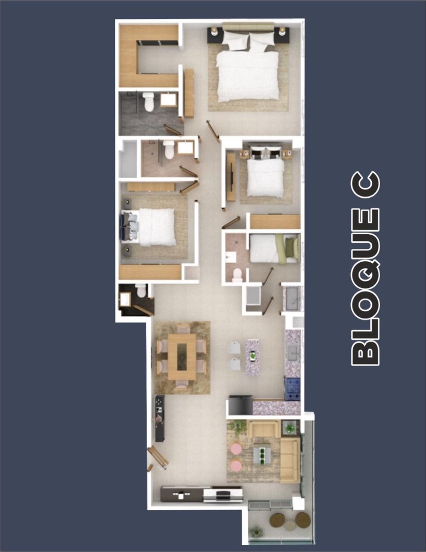 apartamentos - Piantini para airbnb 3