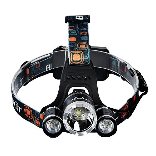 bicicletas y accesorios - Lampara Linterna De Cabeza Luz Led Recargable. Pesca. Bicicleta Camping foco 4