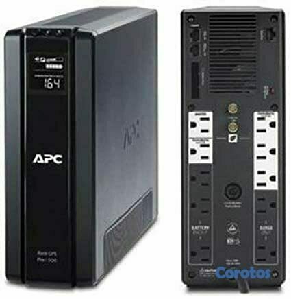 computadoras y laptops - UPS APC BR1500G BACK-UPS PRO, 1.5KVA (1500VA), 865 WATTS 1