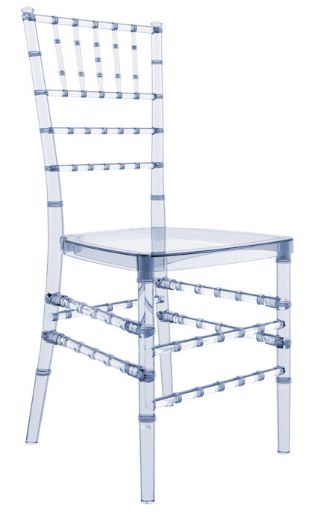 muebles y colchones - silla tiffany cristal 2