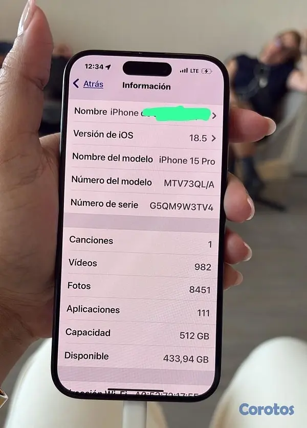 celulares y tabletas - IPHONE 15 PRO 6