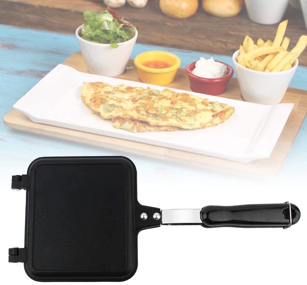cocina - Sartén para sándwich, tostadas y pan de pastel de doble cara, herramienta. 1