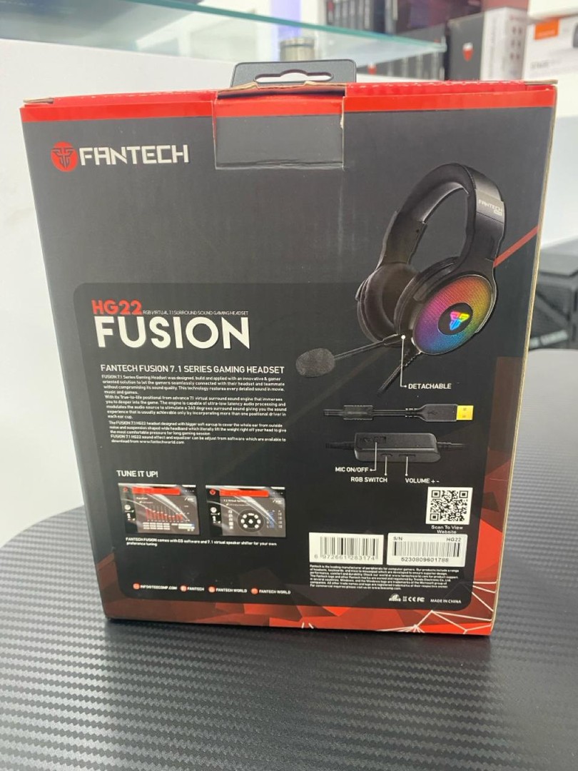 camaras y audio - Headset Fantech HG22 Fusion 7.1/Auriculares para juegos/ Efectos de iluminación. 1