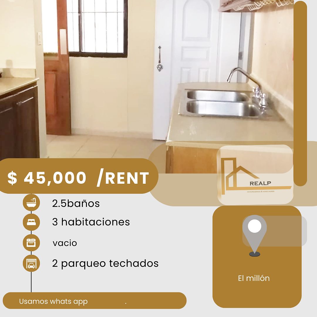 apartamentos - hermoso apartamento en una zona céntrica en el millón  0