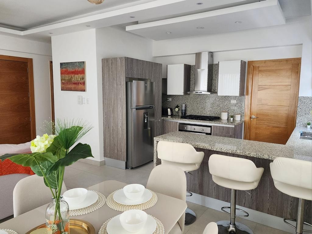 apartamentos - Alquiler Apartamento Amueblado de 2 Habitaciones, Mirador Sur, Santo Domingo 3