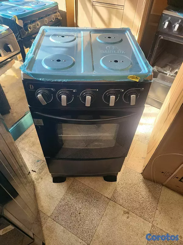 cocina - especial estufa de 20 negra inlet y danilux  2