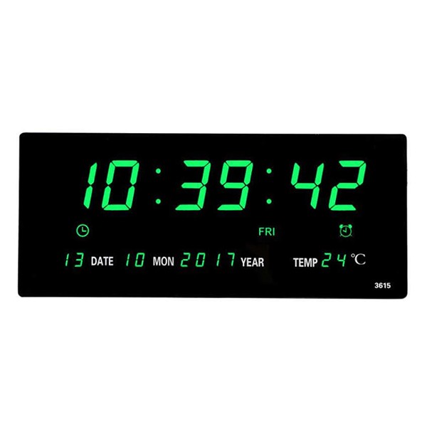 accesorios para electronica - RELOJ CALENDARIO DIGITAL LED DE PARED IDEAL EMPRESAS INDUSTRIAS  2