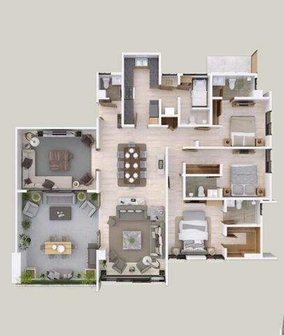 apartamentos - Apartamento en venta a estrenar #24-560 cómodo, espacioso, seguridad permanente 9