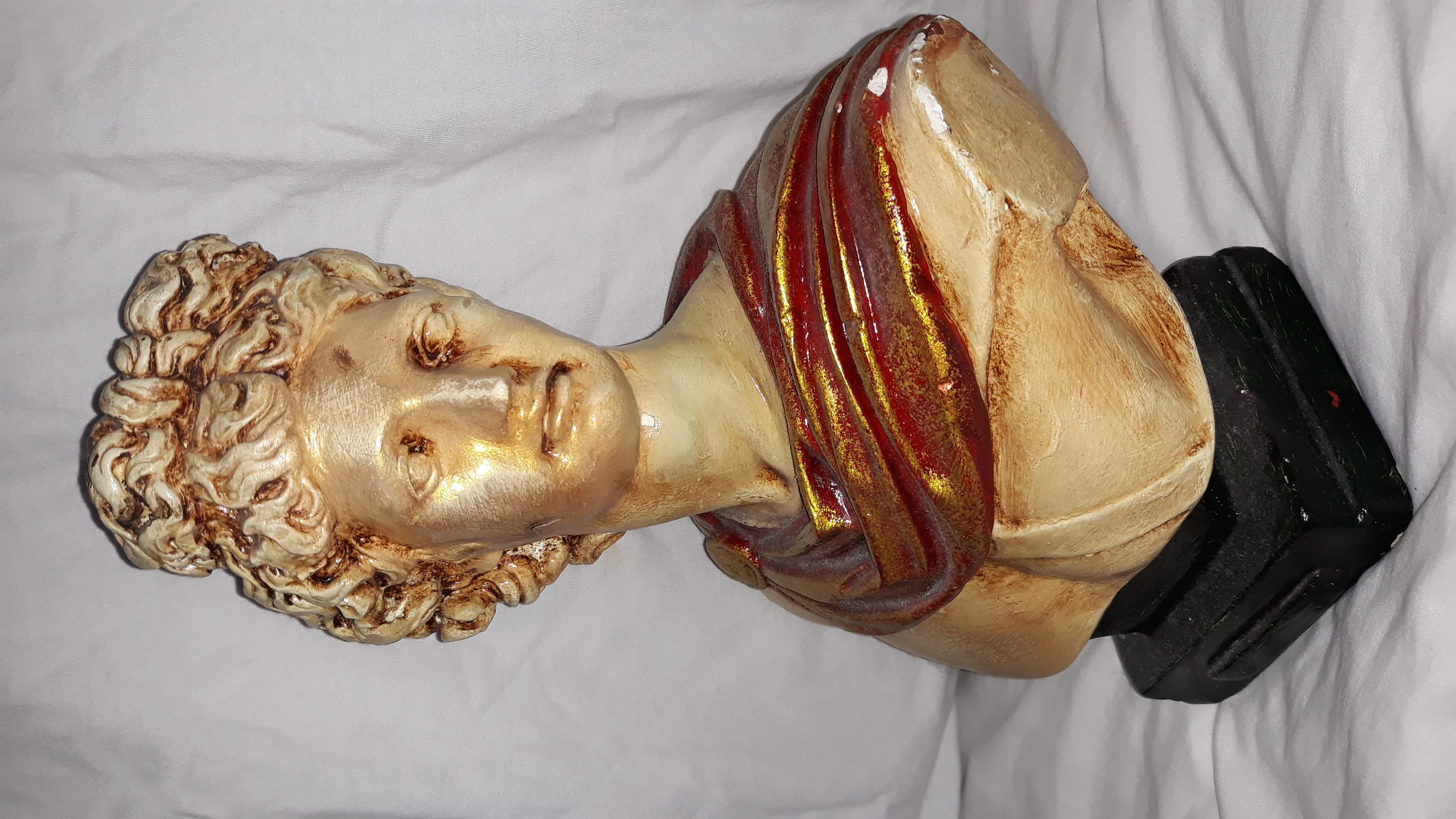 arte y antigüedades - Busto del Dios griego Apolo