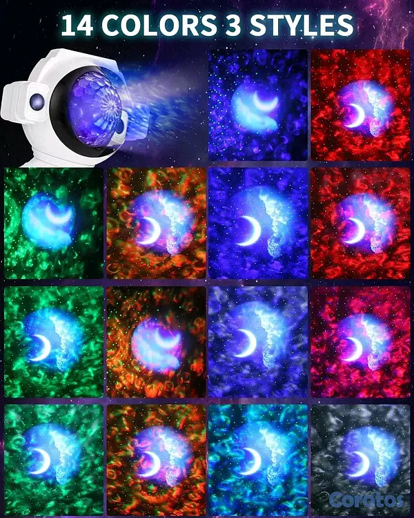accesorios para electronica - Proyector Astronauta Decorativo + Bocina + Control 6