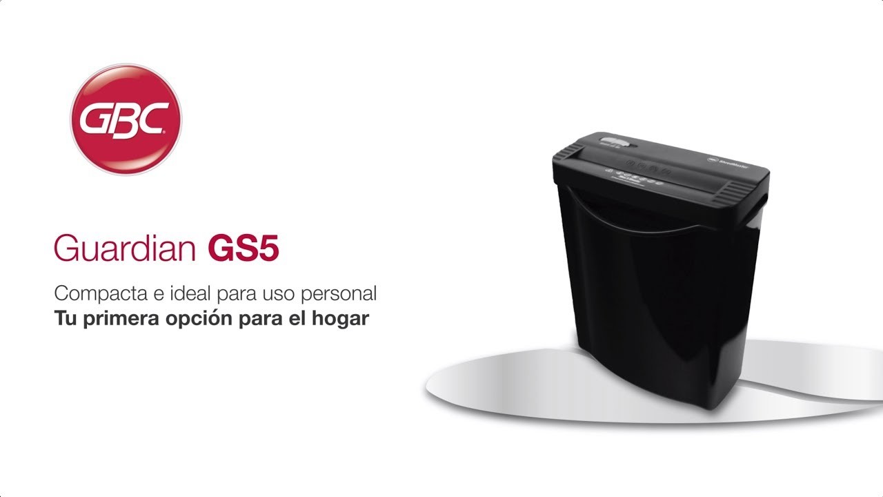 computadoras y laptops - TRICTURADORA GBC GS5, TRITURA 5 HOJAS A LA VEZ	 3