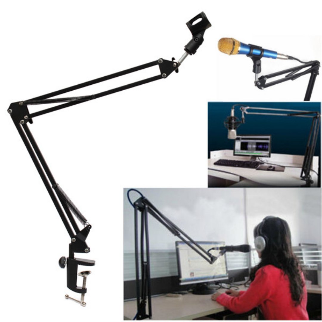 instrumentos musicales - Pedestal Stand Microfonos Movil Portatil