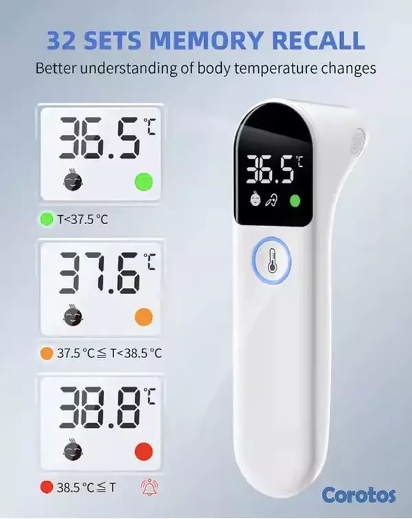 salud y belleza - Termómetro infrarrojo digital de doble modo 2