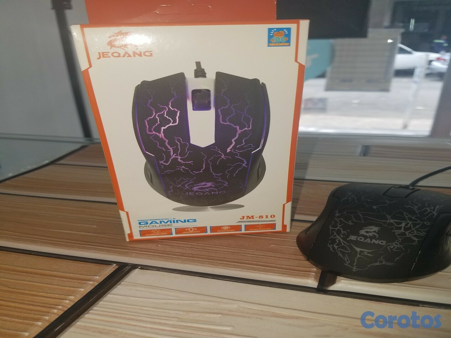 accesorios para electronica - Mouse gamer USB JM - 810 RGB.  2