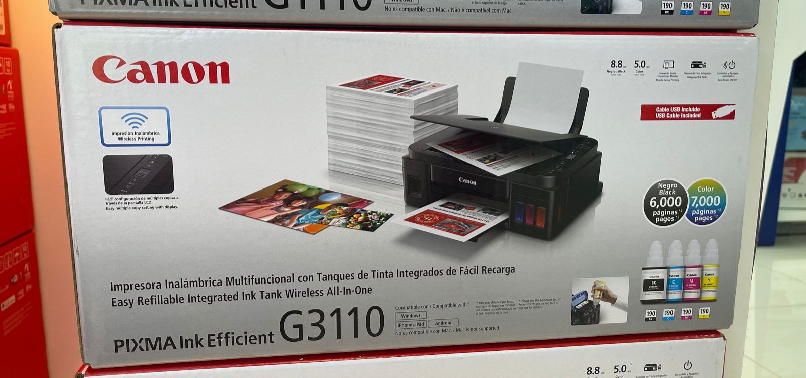 impresoras y scanners - Impresora canon pixma G3110 multifuncional USB/ WI-FI