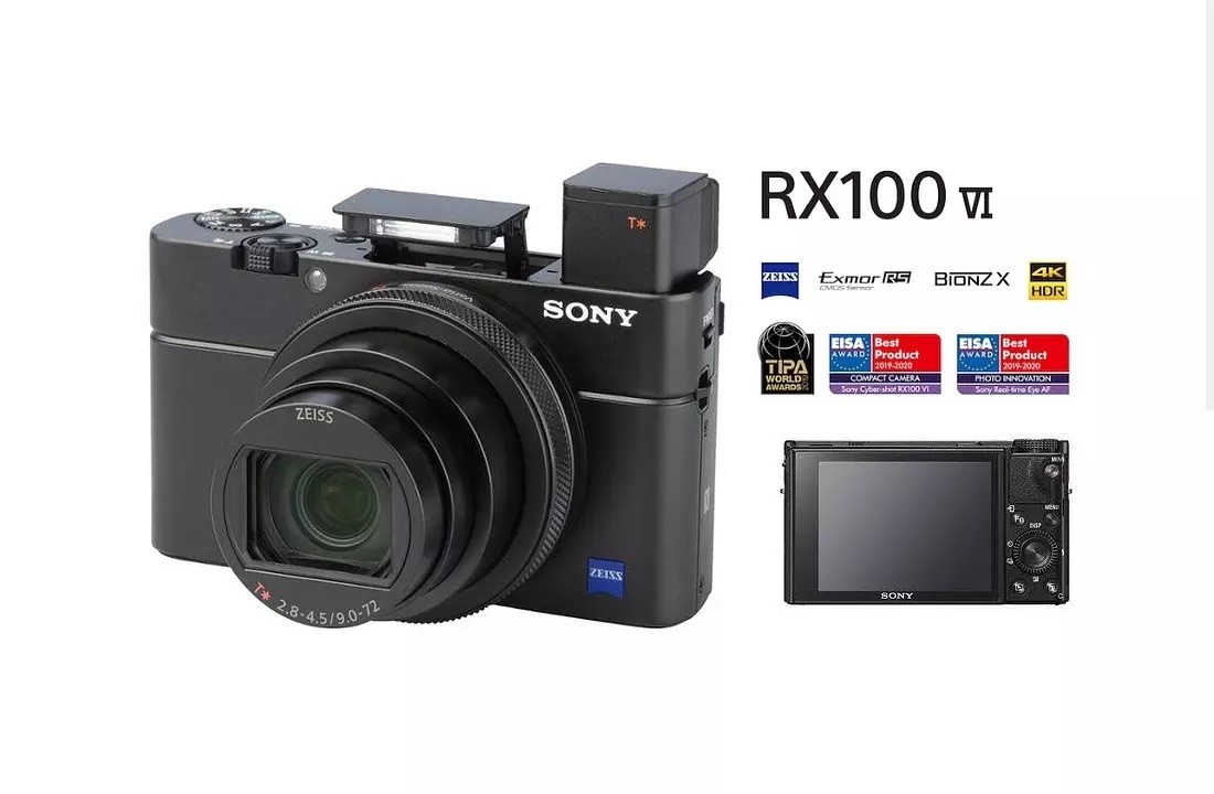 camaras y audio - Camara Fotos y Video Digital 4K Sony Cyber-Shot DSC-RX100M6 VI Zeiss Profesional
