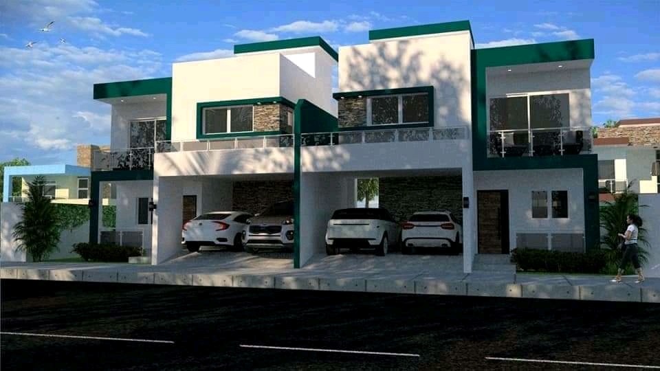 casas - Venta de casa nueva de dos niveles en la autopista de san Isidro prado oriental 
