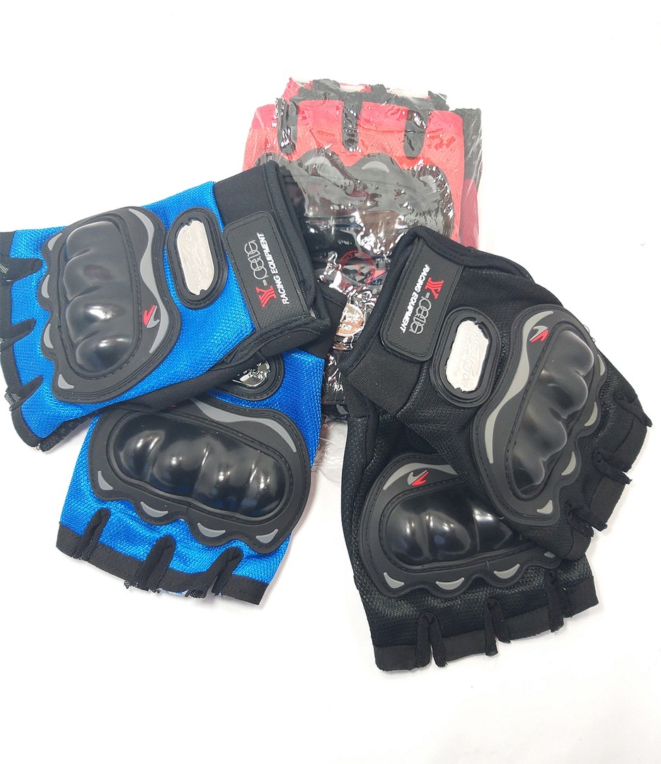 bicicletas y accesorios - Guantillas para Moto Motocross Bici Motor Guantes sin dedos BICICLETA motorizado 2