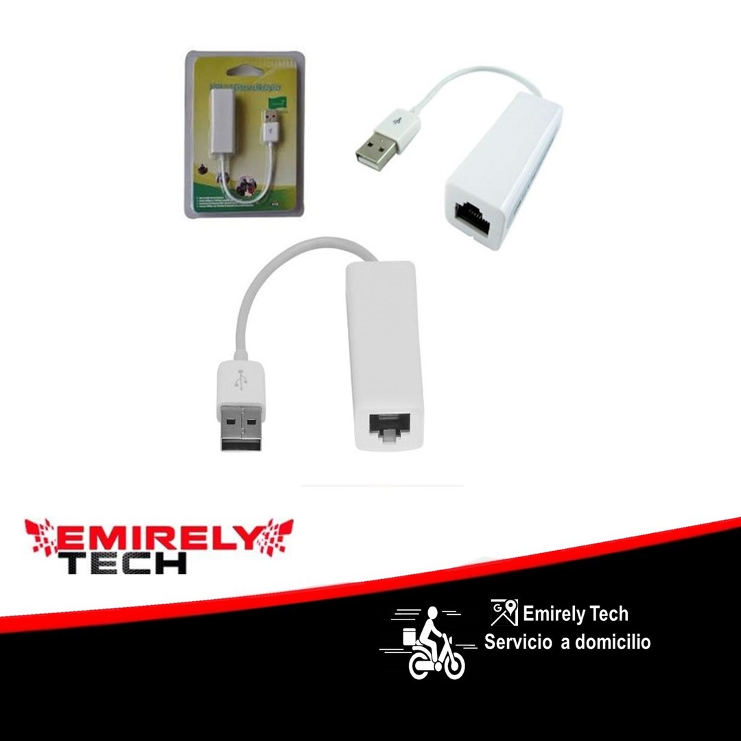 accesorios para electronica - Adaptador Convertidor Usb A Rj45 LAN