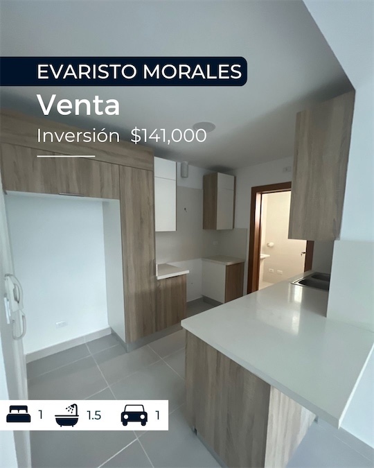 apartamentos -  apartamento en Evaristo Morales distrito nacional Santo Domingo 0