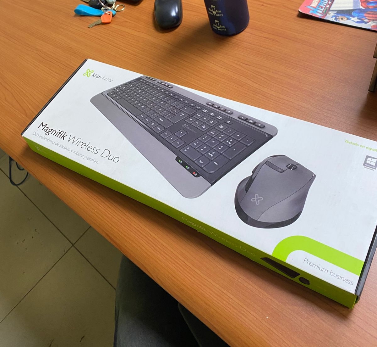 computadoras y laptops - Teclado Inalambrico Klip Xtreme 0