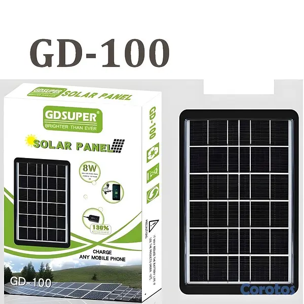 plantas e inversores - Panel Solar Portátil USB – Carga Celulares - Table 8