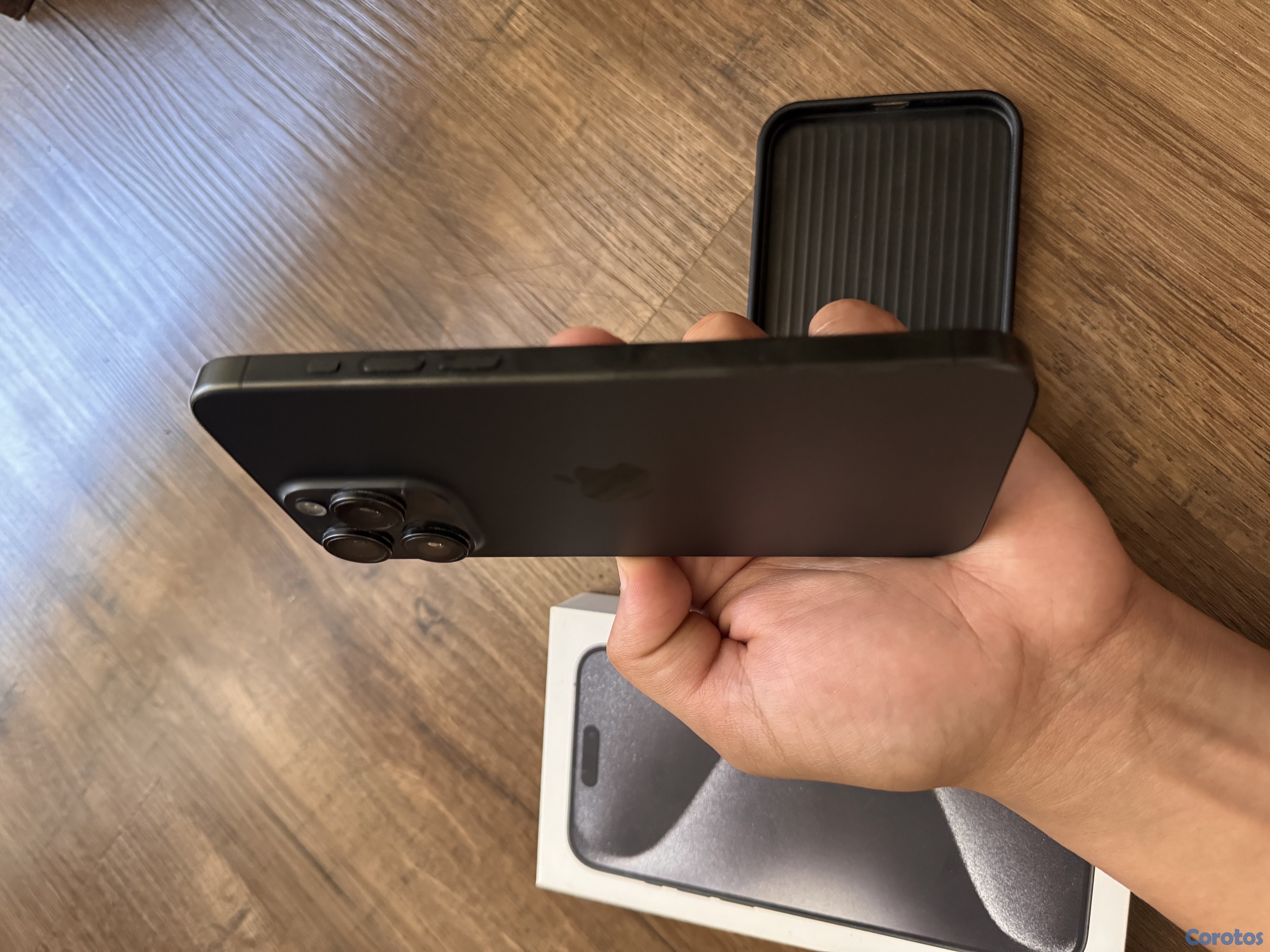 celulares y tabletas - Iphone 15 pro max 256 factory unlocked negro 4