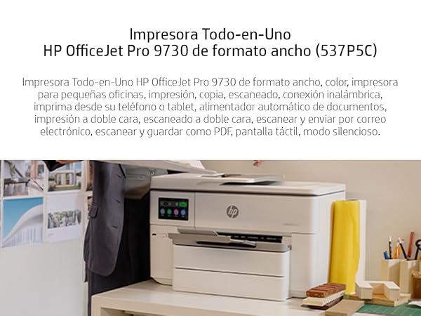 impresoras y scanners - MULTIFUNCION  HP OFFICEJET 9730 IMPRESION 11X 17 2