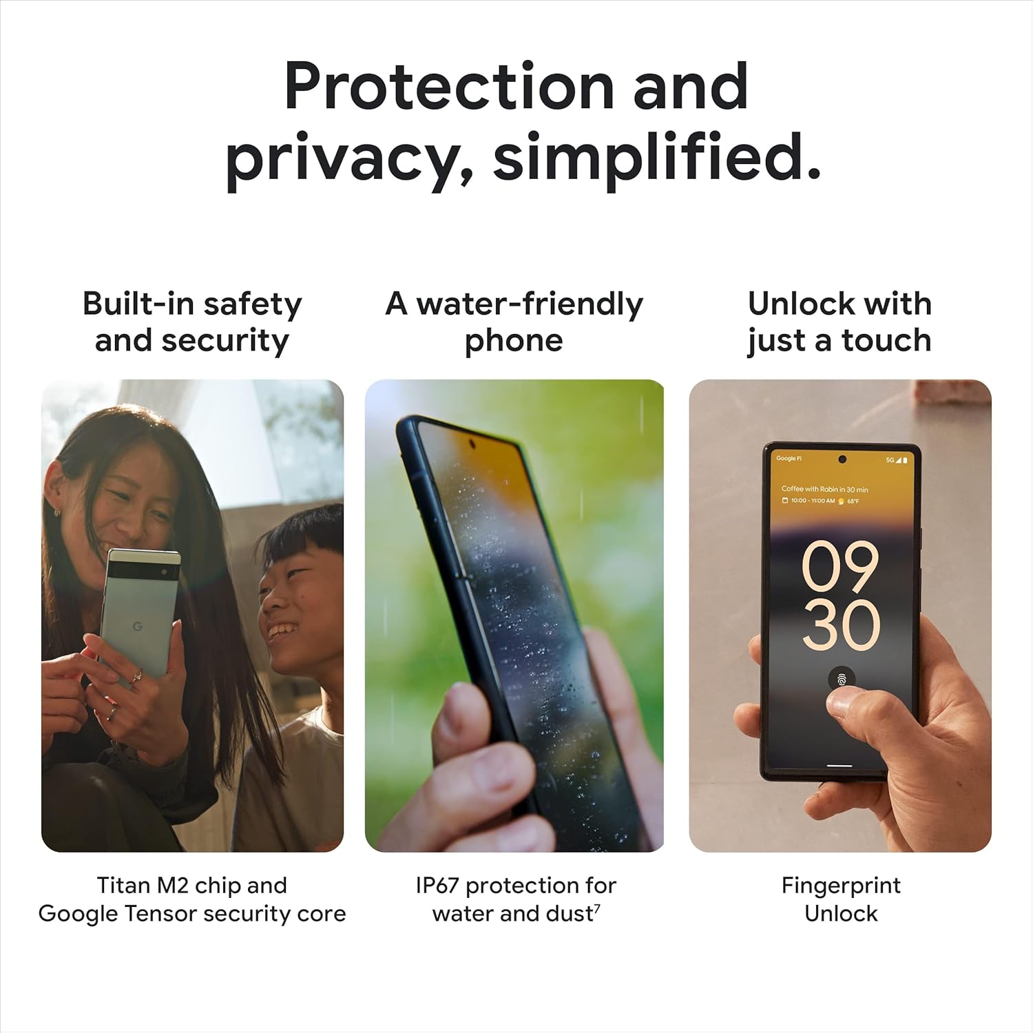 celulares y tabletas - Google Pixel 6a desbloqueado 128GB, Android 15, Actualizaciones hasta julio 2027 5