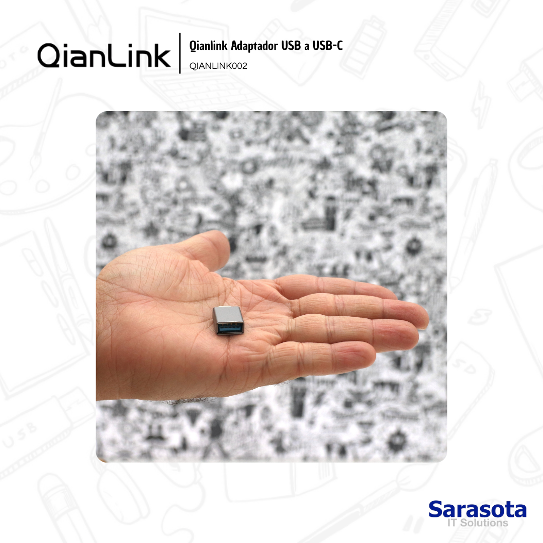 accesorios para electronica -  Adaptador USB a USB-C marca Qianlink 2