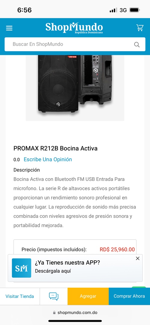 camaras y audio - Bocina usada,PROMAX R212BNúm.809-814-0923 what 4