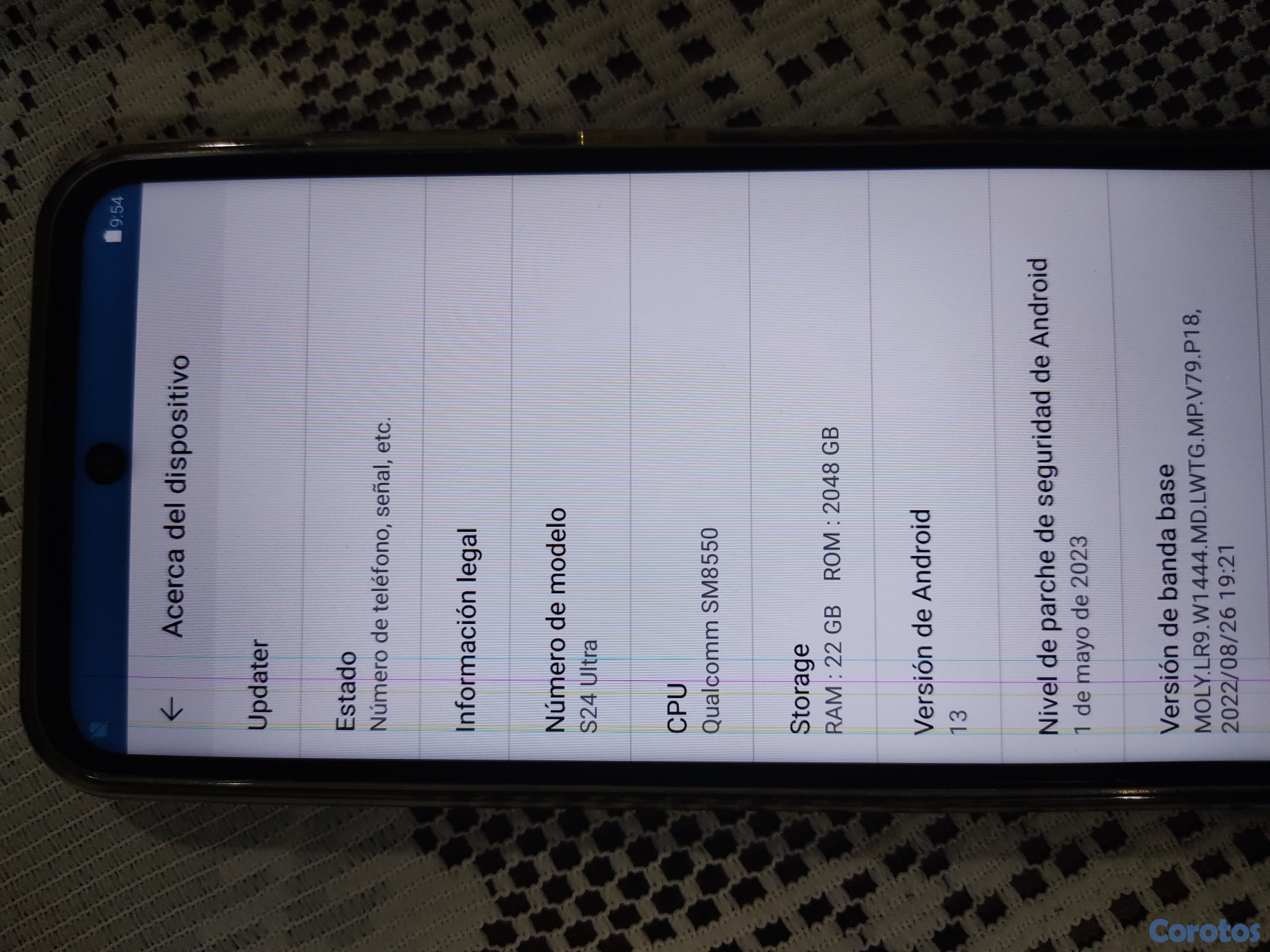 celulares y tabletas - EN VENTA ESTE EXCELENTE CELULAR ANDROID S24 5G GLOBAL  9