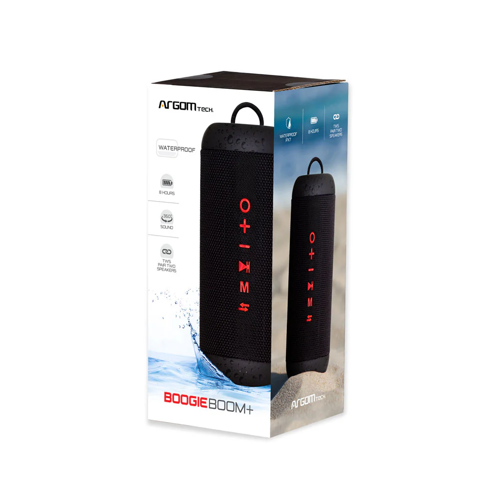 computadoras y laptops - BOCINA ARGOM BOOGIEBOOM+ BLUETOOTH , TWS, WATERPRO 2