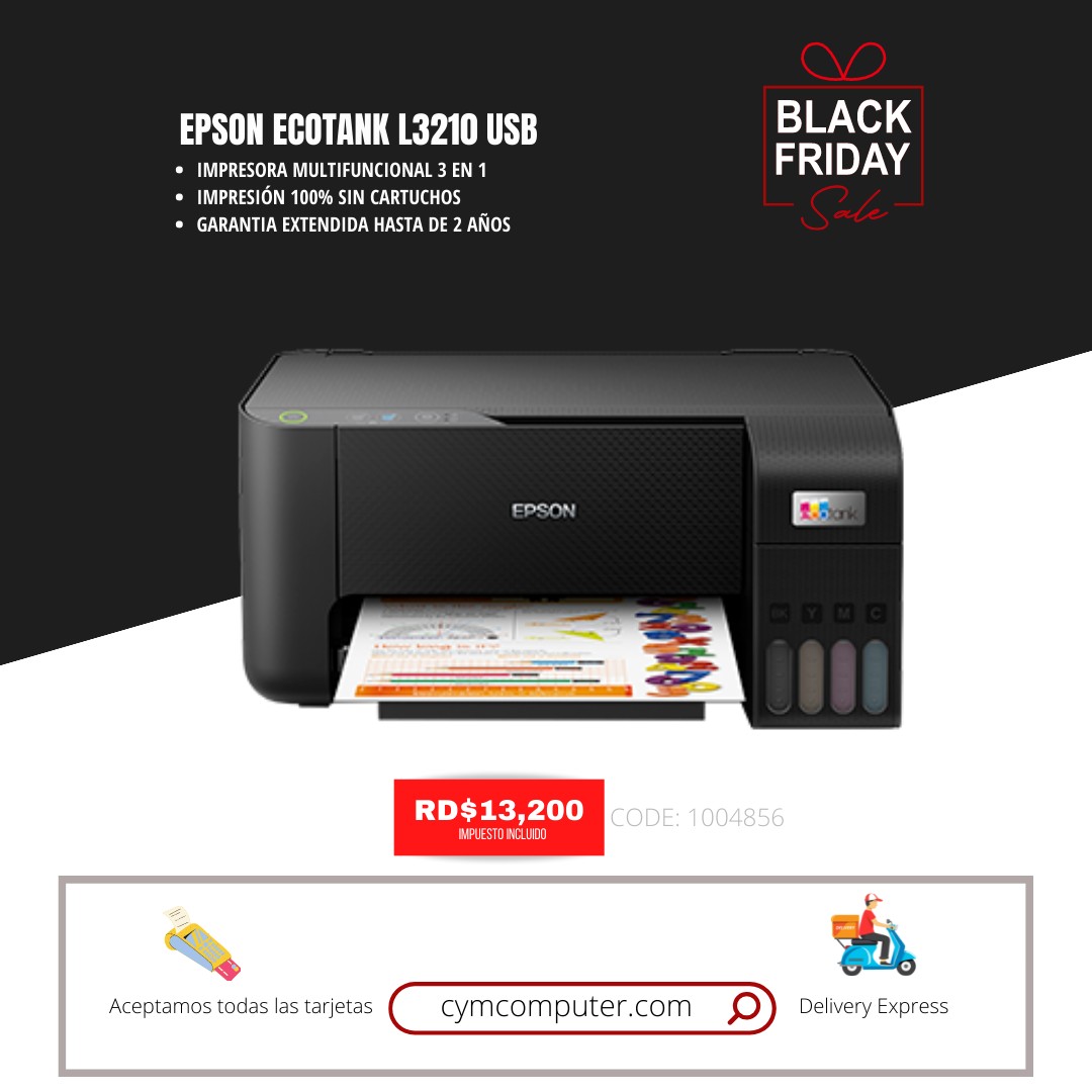 impresoras y scanners - OFERTA BLACK FRIDAY - IMPRESORA EPSON L3210