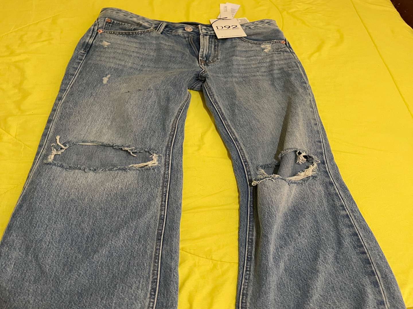 ropa para mujer - Pantalón mon jean marca stradivarius nuevo size m (36) 3