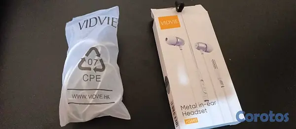 accesorios para electronica - Auriculares Vidvie 2x1 en 100 pesos, usados como n 1