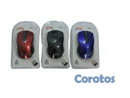 computadoras y laptops - MOUSE INALAMBRICO EN COLORES AZUL, NEGRO, ROJO

