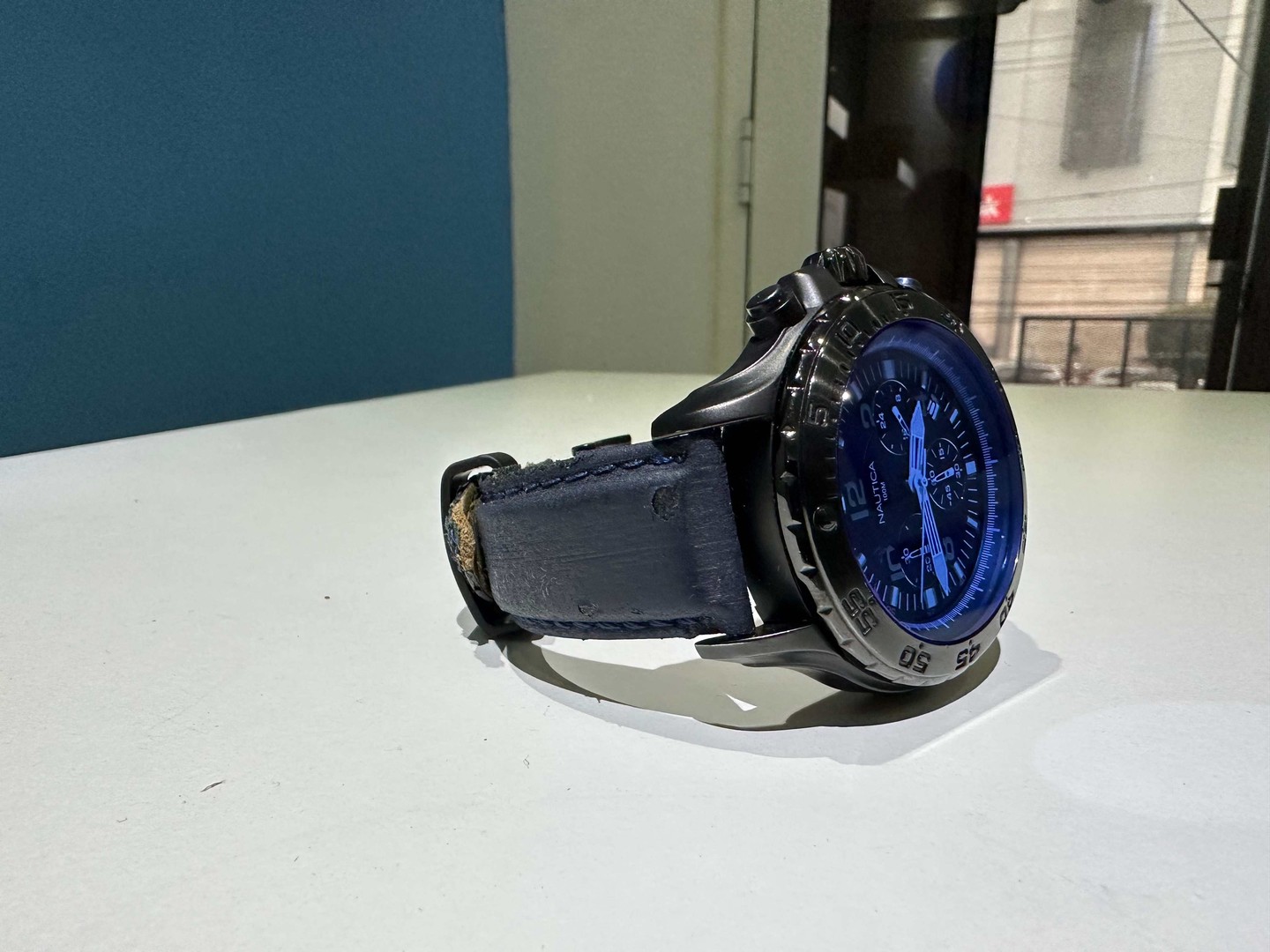 joyas, relojes y accesorios - Vendo Reloj Nautica NAD21008G Azul - Original Usado condiciones RD$ 4,900 NEG 1