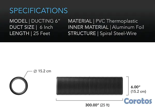 otros electronicos - Ventilador silencioso de conducto con controlador de temperatura y humedad 4