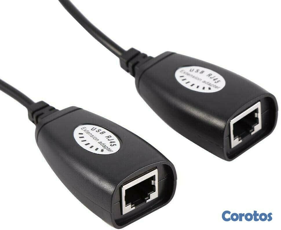 accesorios para electronica - Adaptador de extensión USB 2.0 a RJ45 maximo 150FT largo. 2