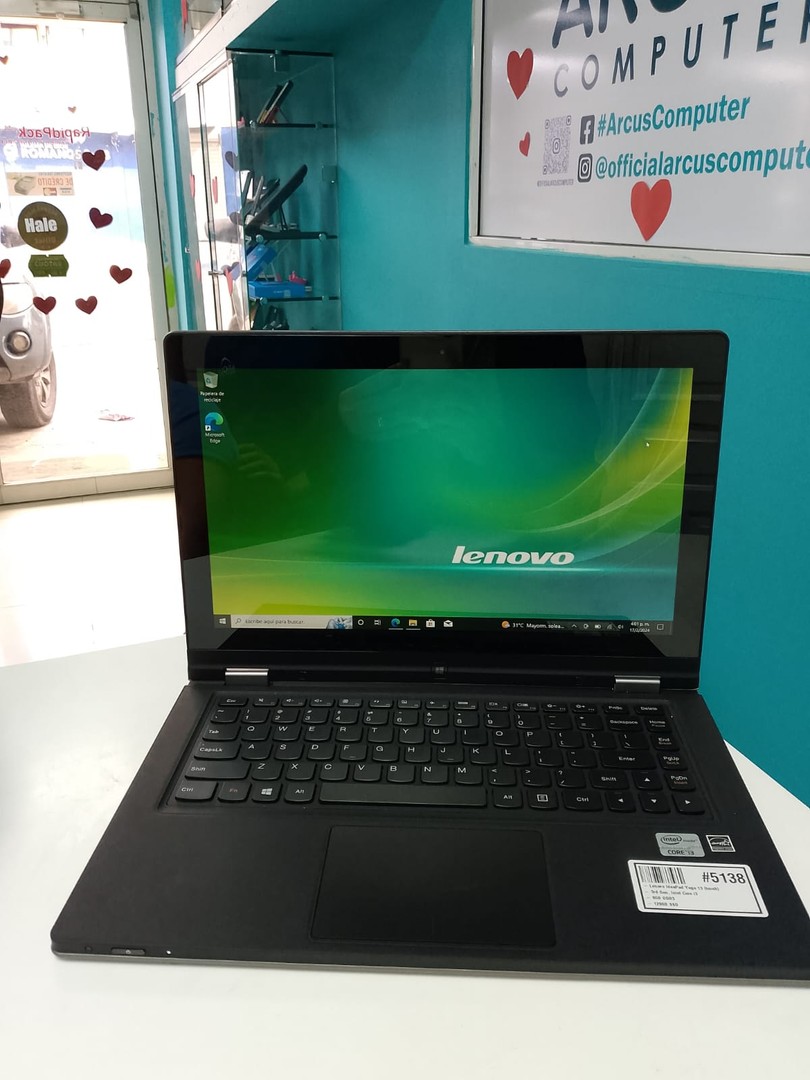 computadoras y laptops - Laptop, Lenovo Ideapad Yoga 13 (touch) / 3rd Gen, Intel Core i3 / 8GB DDR3 / 128